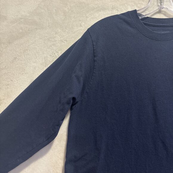 Patagonia Fitz Roy Hex Long Sleeve Regular Fit T-Shirt Tee Navy Men's Medium - Picture 2 of 16